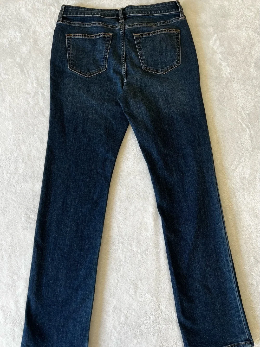 St. John's Bay Dark Wash Straight Leg Jeans Size 8